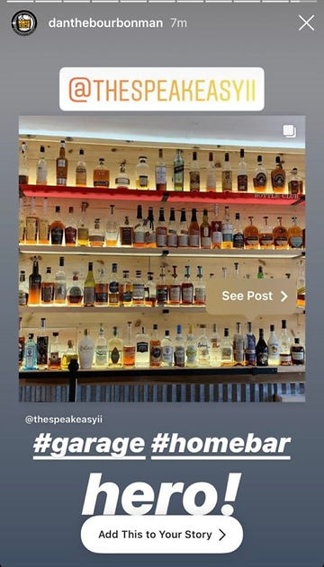 home bar; garage bar; bourboneur