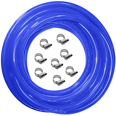 blue gas line air hose, 25 feet