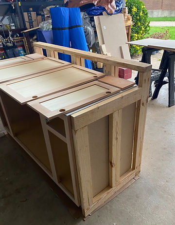 Bourbon Barrel Bar, DIY, custom build