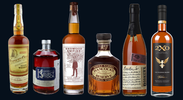 Bourbon Tasting Lineup