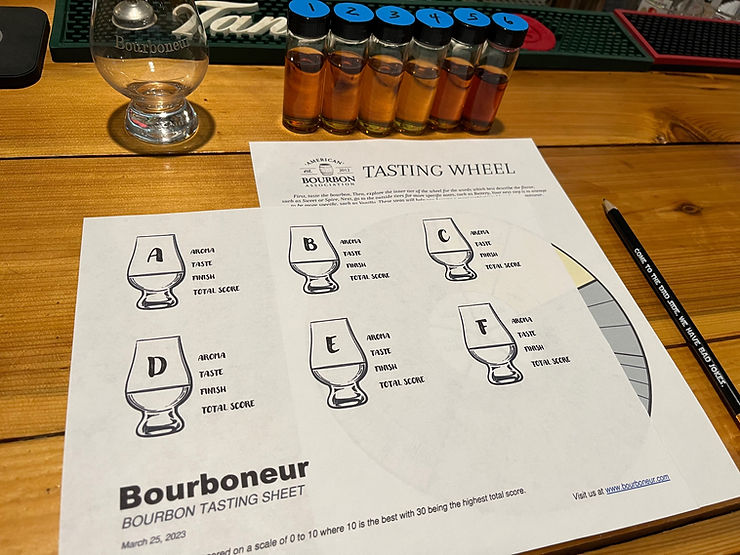 Hosting a Bourbon Tasting