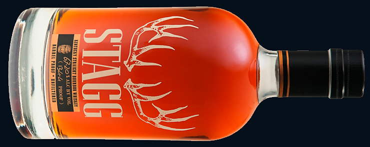 Stagg kentucky straight bourbon whiskey, barrel proof, buffalo trace