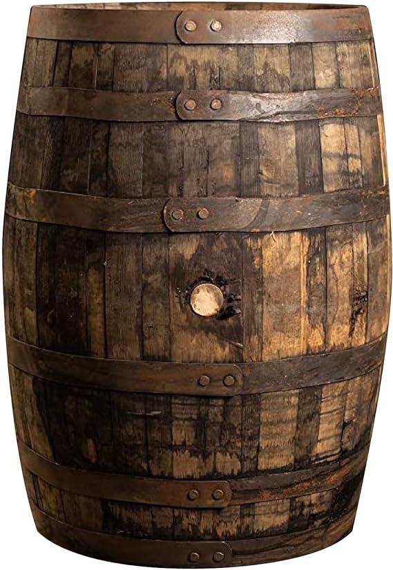 Midwest Barrel Company Authentic Bourbon/Whiskey Barrel (53 Gallon) Used Genuine American Oak Wood Barrel