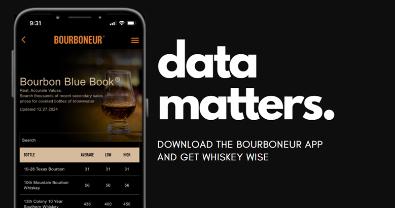 Bourboneur is the number one rated app for secondary sales data and pricing for bourbon and allocated bourbon.