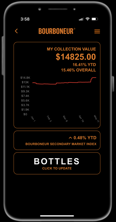 Screenshot of user